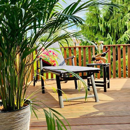 Terrassenwohnung Mit Gartenblick Solingen Exterior foto